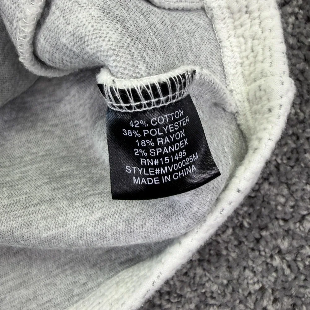 Maven Sweater Mens Large White Textured Knit Hooded Henley Pullover Casual